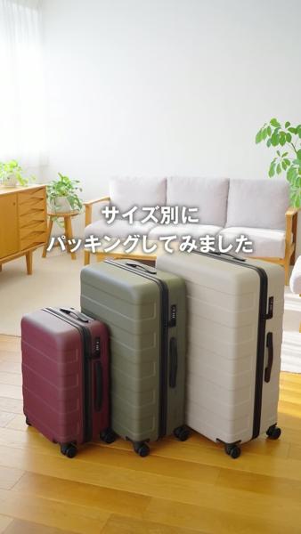 バーを自由に調節できる ハードキャリーケース （105L） | 無印良品