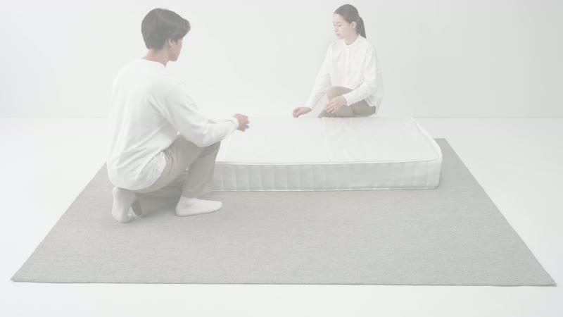 寝返りしやすく通気性のよいマットレス 超高密度ポケットコイル | 無印良品