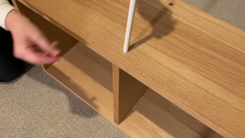 スタッキングシェルフ・ワイド・3段・ウォールナット材 | 無印良品